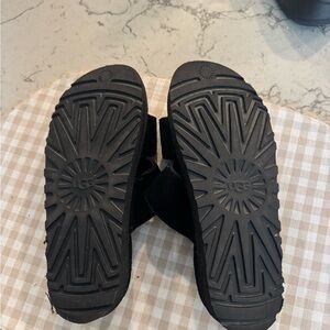 UGG Kids Black Slippers